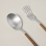 La Mesa 18 pcs cutlery set with wooden handle, silver image number 2