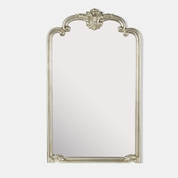 "Homez MDF Wooden Wall Mirror, Gold, 60*100 cm image number 2