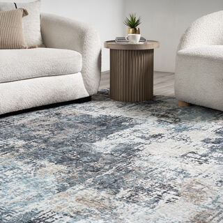 Boutique Blanche aberdeen abstract rug, blue 200*300cm