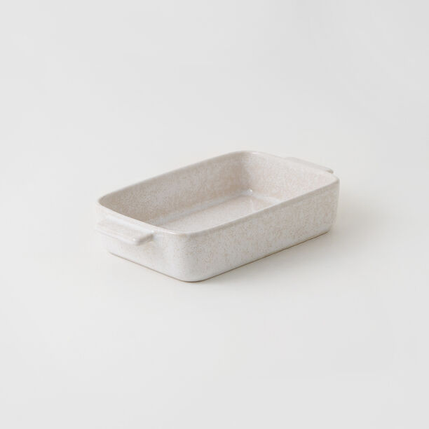 La Mesa stoneware oven to table 2pcs rectangular dish set, white image number 5