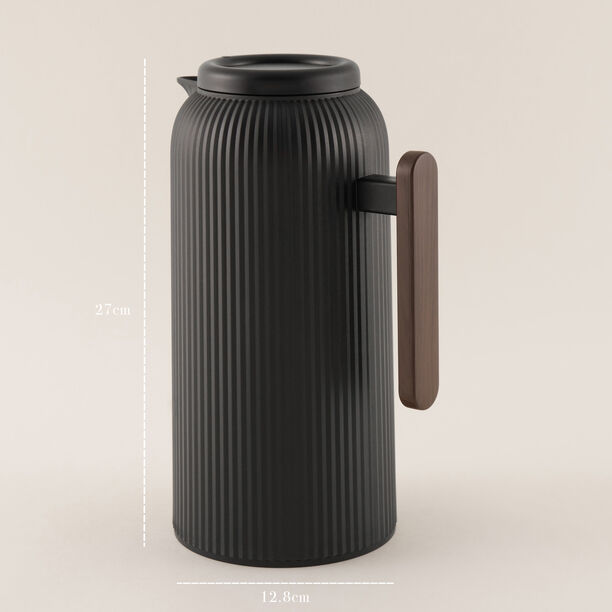 Dallaty Black Plastic Thermos 1L image number 2