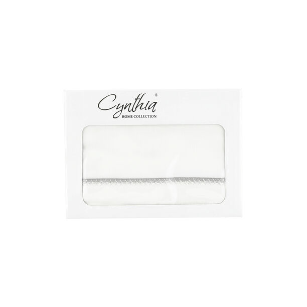 Cynthia Table Cloth 160X200 Cm Beige Embrodery Edge image number 0