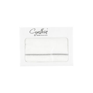 Cynthia Table Cloth 160X200 Cm Beige Embrodery Edge
