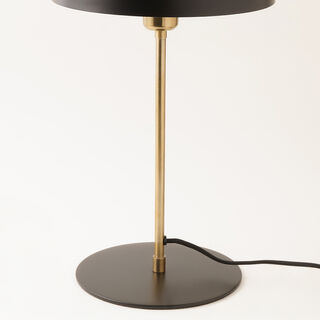 هومز مصباح طاولة من معدن وحديد، أسود 26*26*55سم