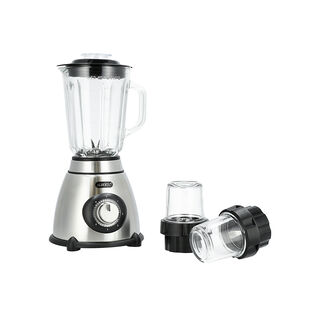 Alberto Steel Blender 3 In1 Glass Jar 400W