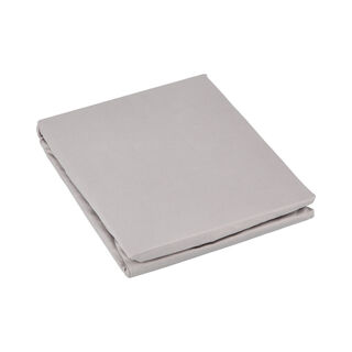 Fitted Sheet Light Grey 120*200 Cm 100% Cotton