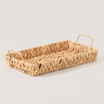 Dallaty Large Rattan Rectangular Tray 50.5*25*12Cm image number 0
