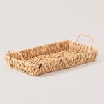 Dallaty Large Rattan Rectangular Tray 50.5*25*12Cm image number 0