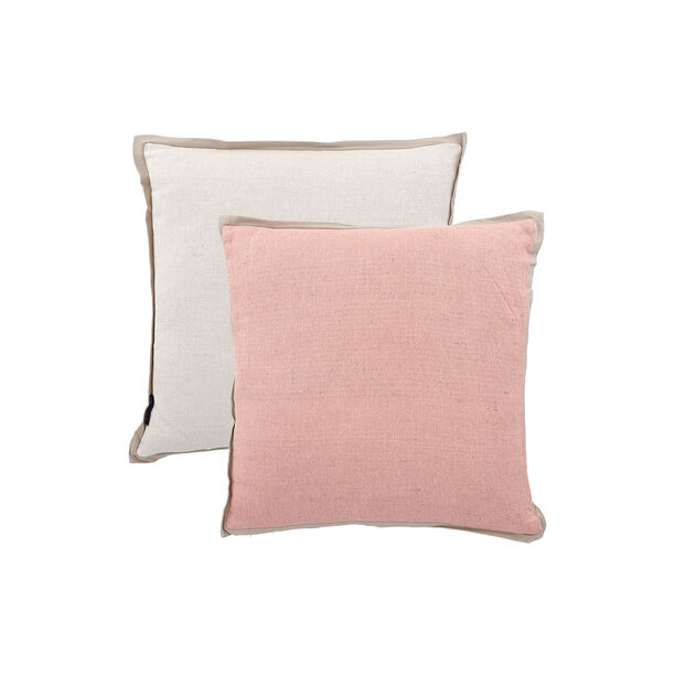 Cottage Linen Cotton Cushion 50 * 50 cm Pink image number 1