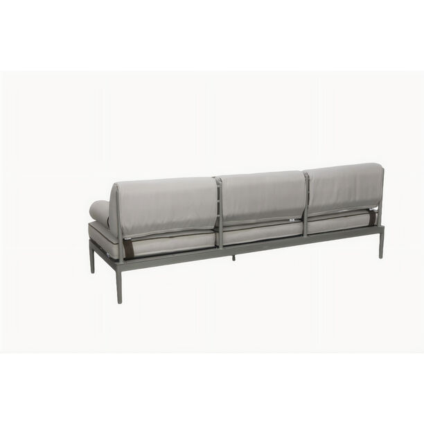 Homez Aluminiuminum Three Seater Sofa, Beige 182*80*66 Cm image number 1