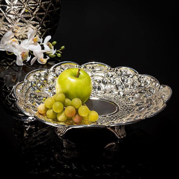 AMBRA SILVER PLATED TRAY image number 0