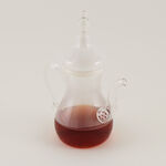 Dallaty glass tea pot with warmer image number 1