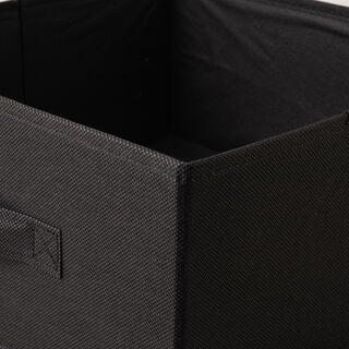 Homez Polyester Clothes Organizer, Black, 33*26*33Cm