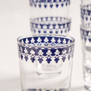 Bahja blue & white porcelain tea set