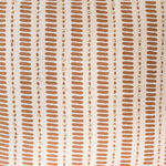 Boutique Blanche printed and matt highlighted cotton cushion, brown image number 1
