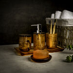 5 Pcs Bath Set Transparent image number 0