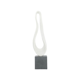 Abstract Home Accent With Marble Base 16.5*15*70.5 cm