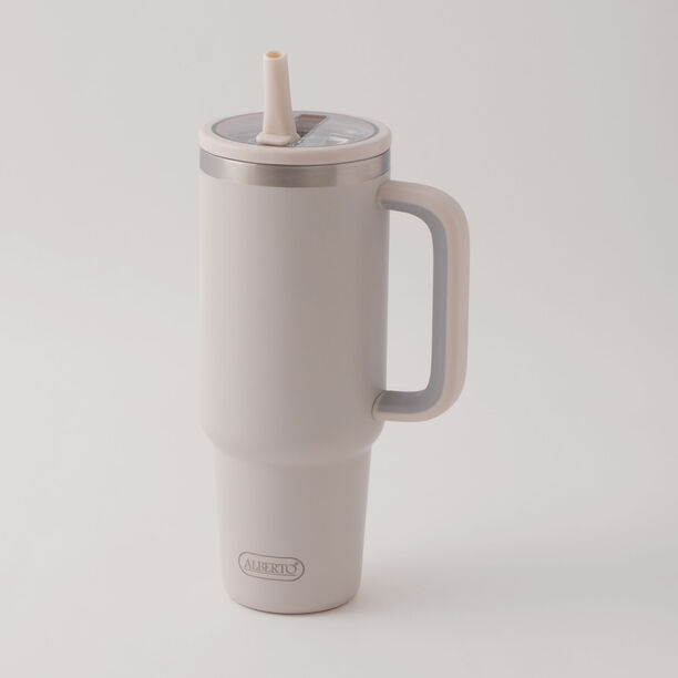 Alberto stainless steel double wall travel bottle, beige 1200ml image number 0