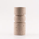 Huda Vase 9.4x9.4x21.5cm Dark Grey image number 0