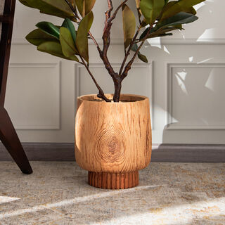 Wood planter