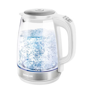 Sencor Kettle 2.0L Glass 2200W Temperature Control And Led 360 ° Strix Connector