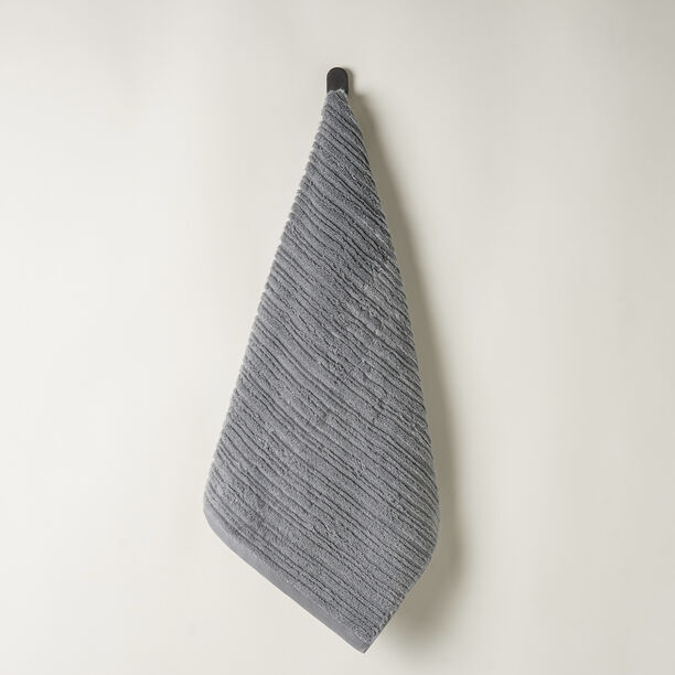 Boutique Blanche jacquard cotton hand towel, blue, 100*50cm image number 0