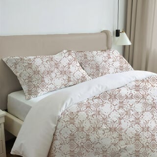 كوتاج طقم لحاف 4 قطع بتصميم هندسي بوهو كينج 220*240سم