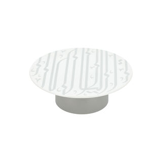 La Mesa grey/white porcelain 1 cake stand