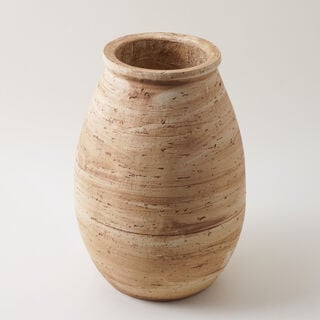 Homez Vows Vase Clay 26*26*36Cm, Beige
