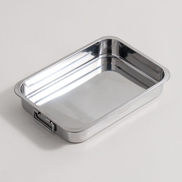 Alberto stainless steel roasting pan 32*23*5 cm image number 0