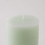 Homez pillar candle 7*10cm, green image number 2