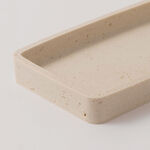 Homez Polyresin Tray, Beige 18.5*11.5*2.5Cm image number 2
