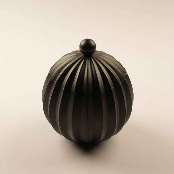 لا ميسا برطمان معدن 15*15*18سم، أسود image number 0
