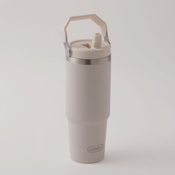 Alberto stainless steel double wall travel bottle, beige 900ml 9*10*24cm image number 0