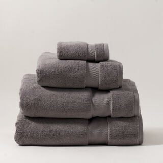 بوتيك بلانش منشفة وجه 100% ميكرو قطن 650جرام، رمادي غامق، 30*30سم