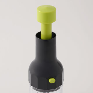 Alberto Green Plastic Press Chopper with Stainless Steel Blades 400 Ml 9*9*30 Cm