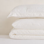 بوتيك بلانش طقم لحاف 5 قطع قطن أبيض كينج/ سوبر كينج 260*240 سم image number 2