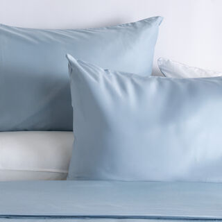 طقم غطاء لحاف قطن 3 قطع من بوتيك بلانش   260*200سم أزرق