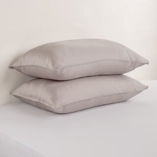Boutique Blanche Pillow Cover Set Tencel 300Tc Standard Birch 75*50 Cm