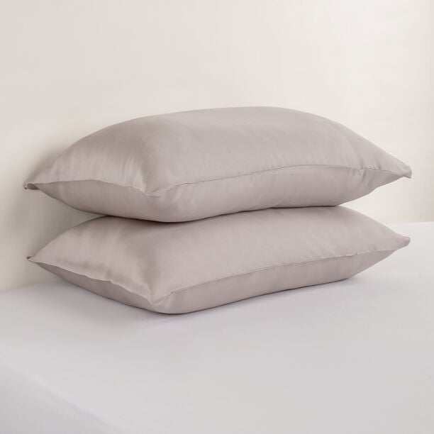 Boutique Blanche Pillow Cover Set Tencel 300Tc Standard Birch 75*50 Cm image number 0