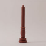 Homez Tower Wax Candle 6*30Cm, Brown image number 0