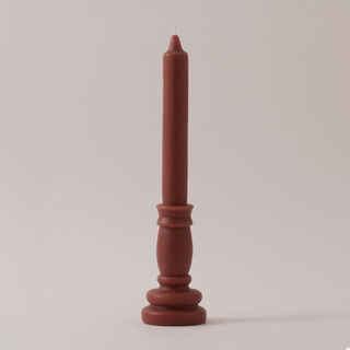 هومز شمعة من شمع الصويا 6*30سم، بني