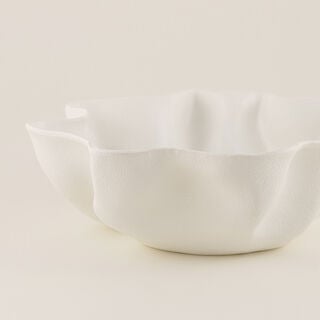 Homes Deep Decorative Bowl, White