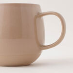 Dallaty round ceramic mug, beige image number 3