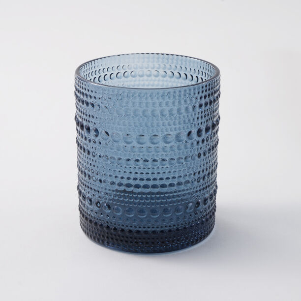 La Mesa 4 Pcs Tumbler Glass Set, Dark Blue 8*8*10 Cm image number 1
