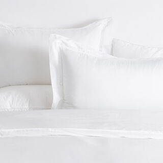 بوتيك بلانش طقم لحاف قطني مزين بالدانتيل مقاس 200*200 سم أبيض