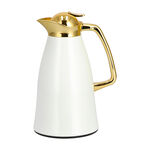 Steel Vacuum Flask Falco Gold And White 1L image number 0