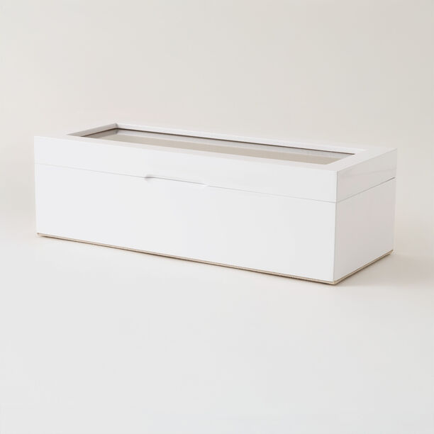 هومز صندوق ساعات 5 أقسام 30*12*7سم، أبيض image number 0