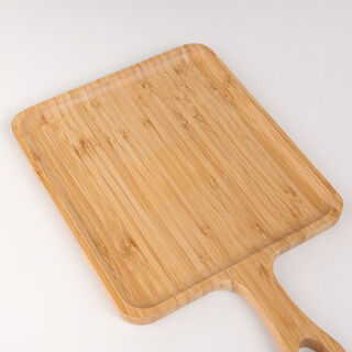 Alberto Bamboo Rectangle Serving Dish With Hemp Rope 