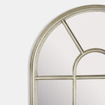 "Homez MDF wooden wall mirror, white, 70*140 cm image number 1